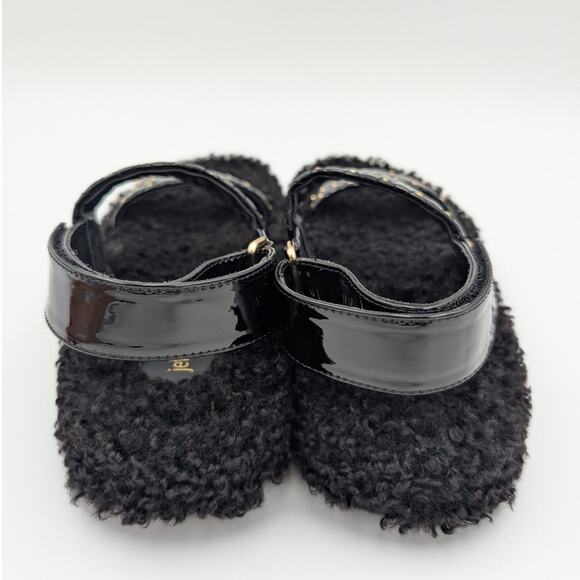 Jeffrey Campbell Ardeman Sandal Women's Open Toe Faux Fur Black Size US6 EU37 - Picture 4 of 11